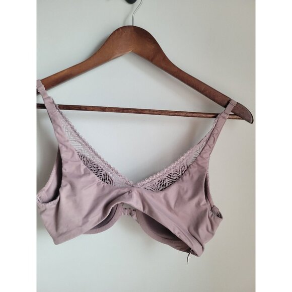 Victoria's Secret Women Bra 34c Black Incredible By T Shirt Front Closure Lilac - Picture 4 of 6